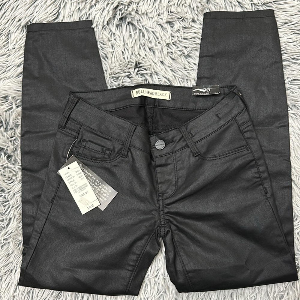 Bullhead Black Coated Legging NWT